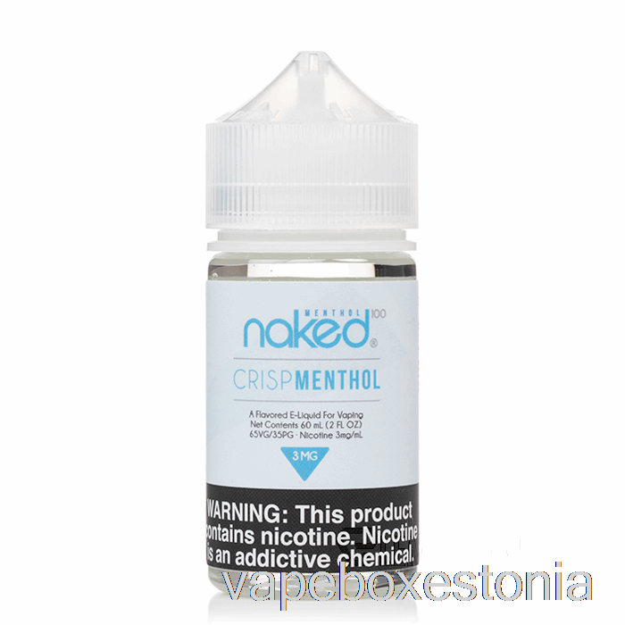 Vape Box Estonia Crisp Mentool - Paljas 100 Mentool - 60ml 3mg